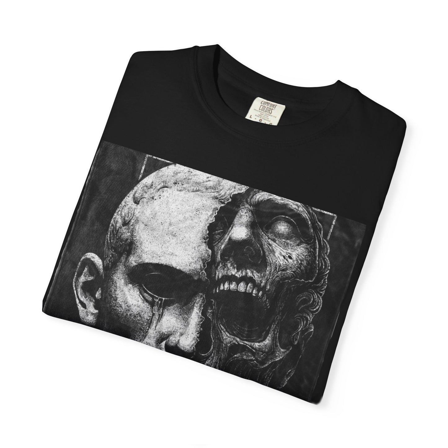 Self Disgust Unisex Garment-Dyed T-Shirt, Graphic Tee, Alternative Fashion, Edgy Art Shirt, Casual Wear, Unique Gift
