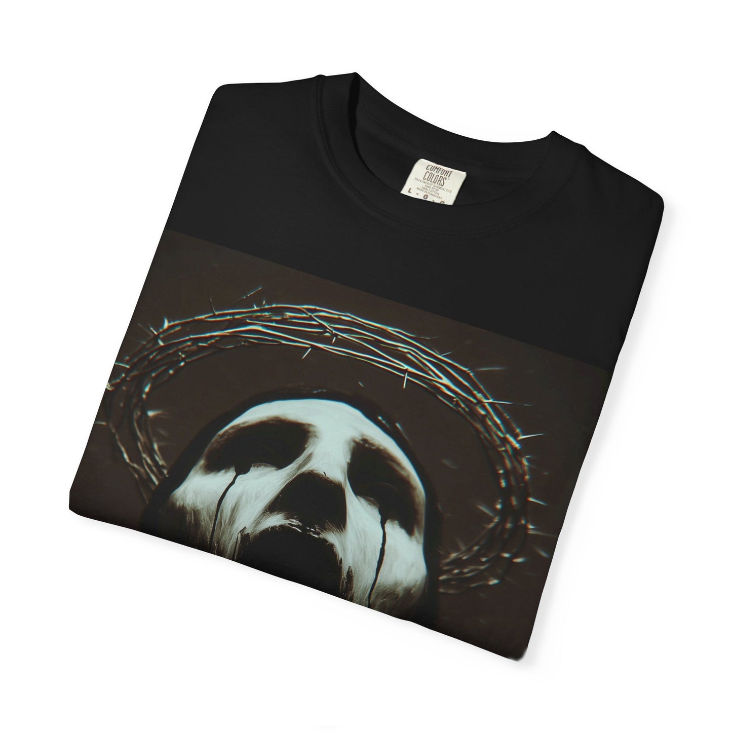 Halo Goth Gothic Art Unisex T-shirt - Edgy Graphic Tee, Casual Streetwear, Hipster Style, Unique Gift for Halloween, Alternative Fashion