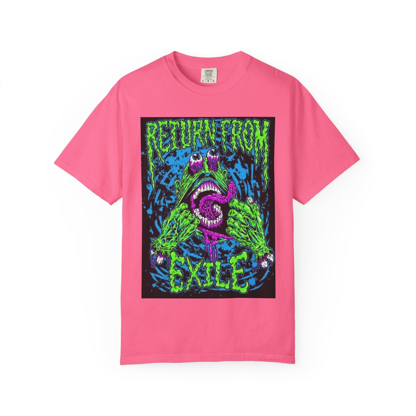 Vibrant Graphic Tee - 'Return from Exile' Unisex Garment-Dyed T-Shirt, Festival Wear