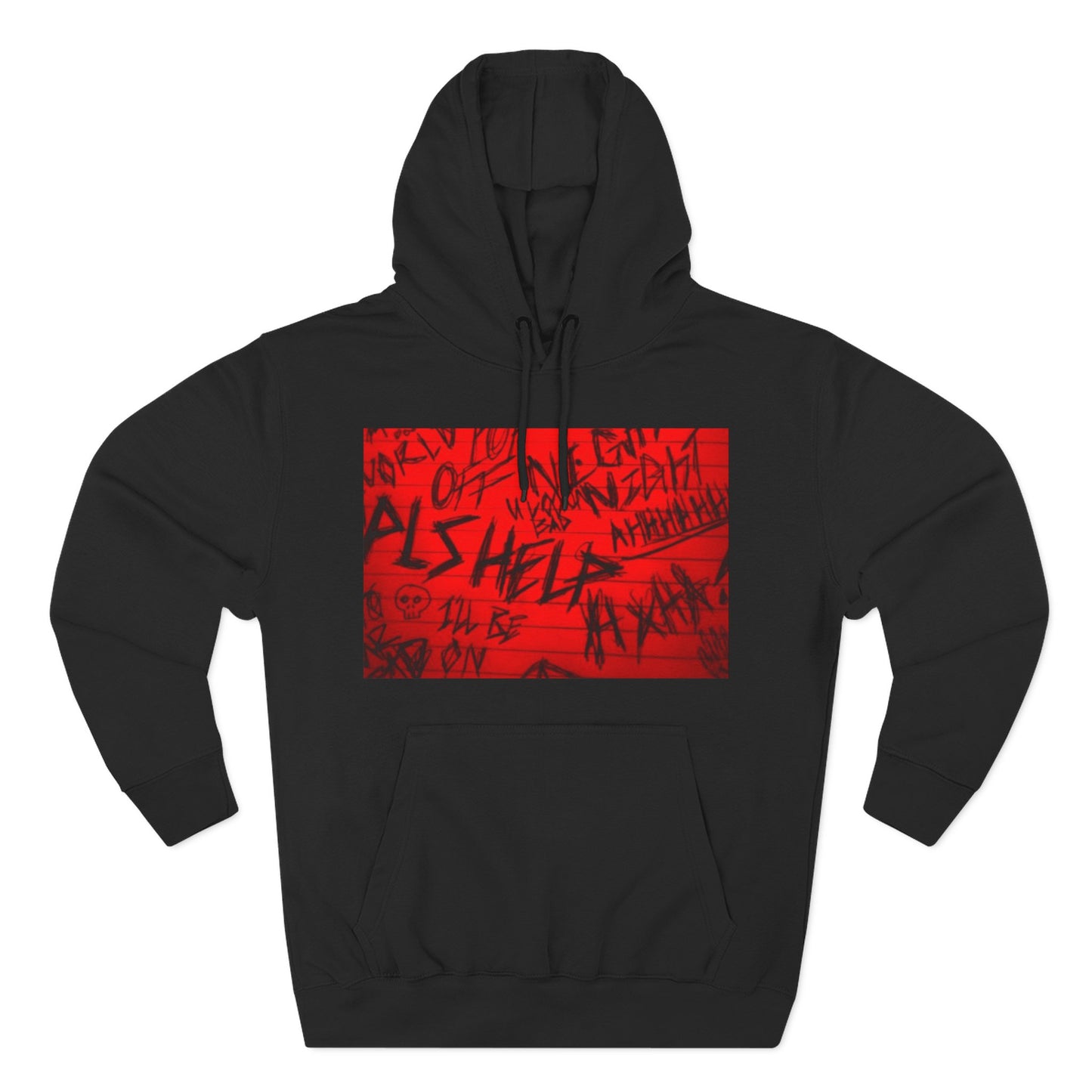 Edgy Statement Hoodie, Perfect for Streetwear Lovers, Gothic Fashion, Unique Gift for Events, Cozy Casual Wear