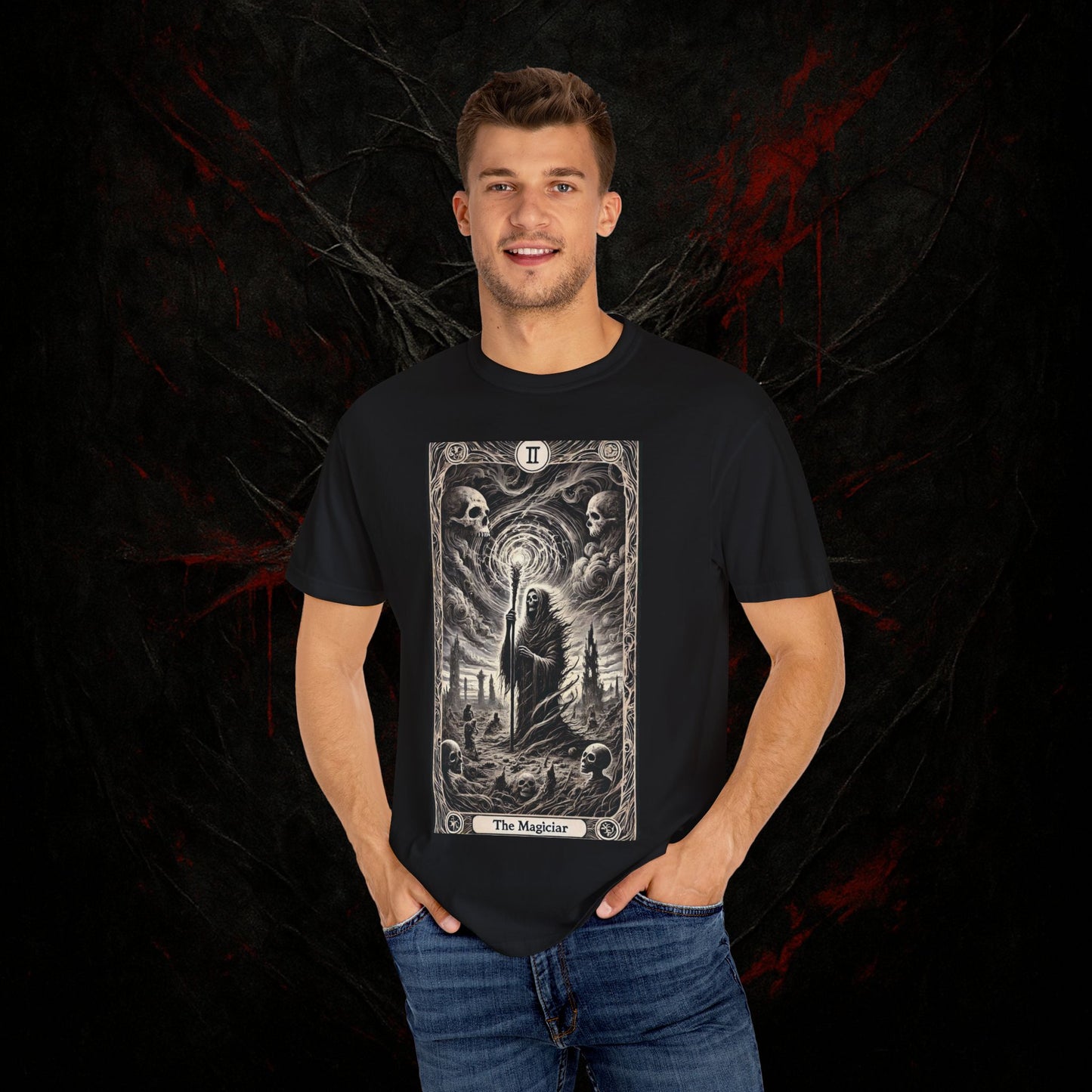 Grim Reaper Tarot Card T-Shirt