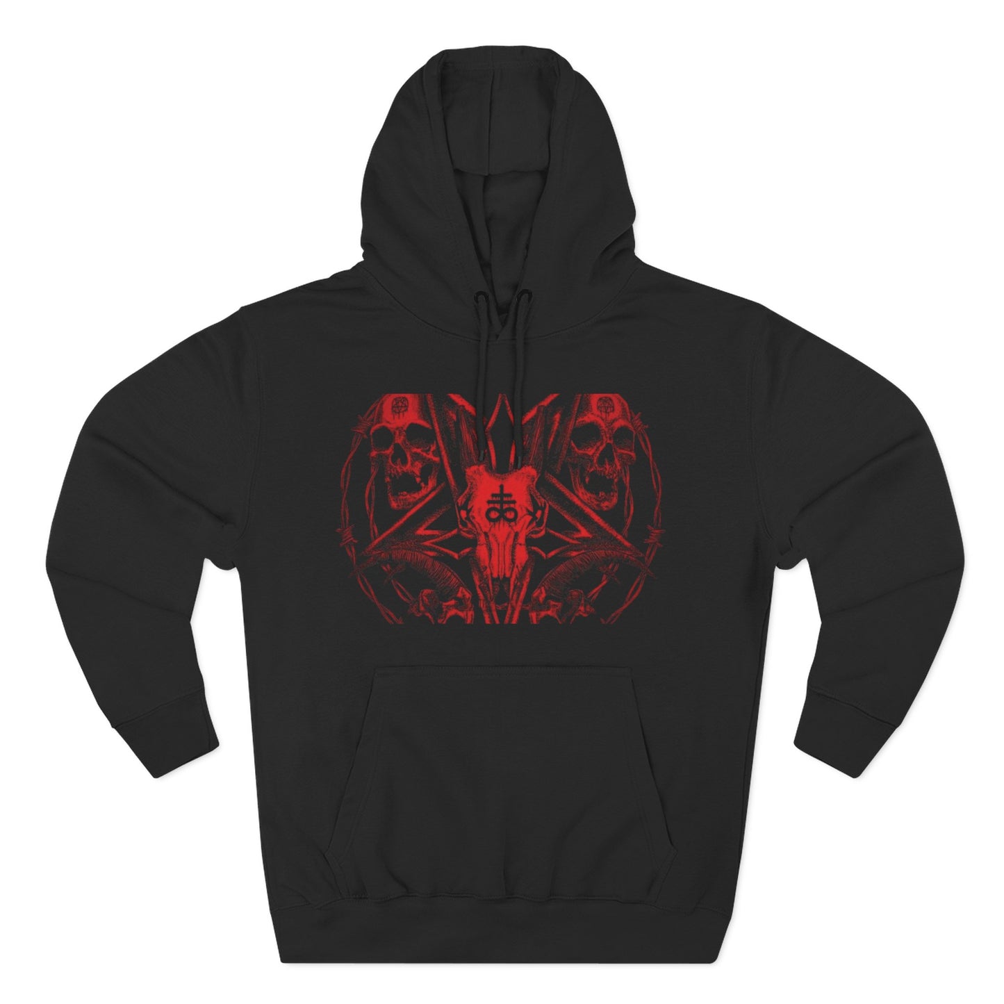 Devil Ouija Board Unisex Fleece Hoodie