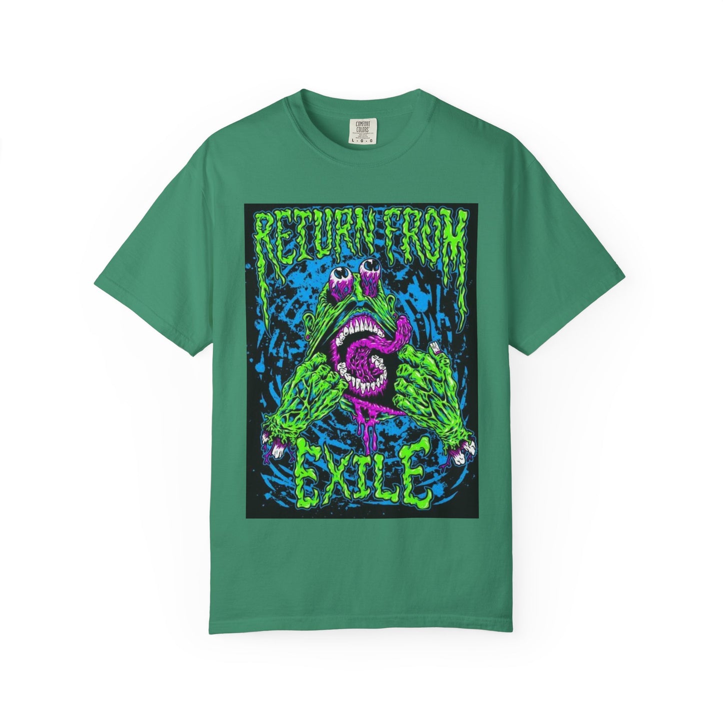Vibrant Graphic Tee - 'Return from Exile' Unisex Garment-Dyed T-Shirt, Festival Wear