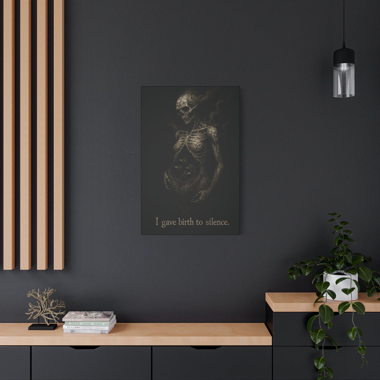 "Womb Of Ash" Canvas