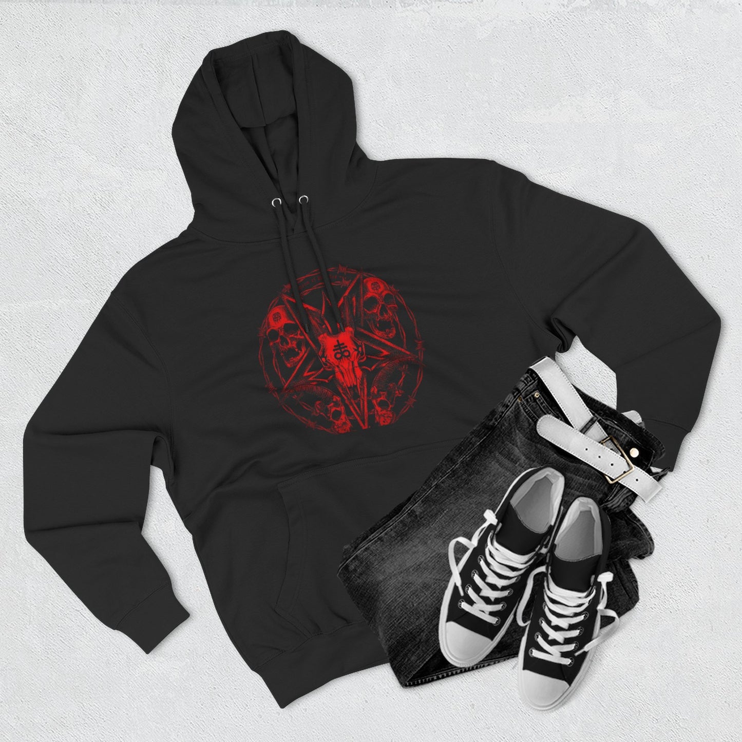 Ouija Board Dark Arts Fleece Hoodie | Occult, Witchcraft, Graphic Hoodie, Gift for Halloween, Unique Streetwear