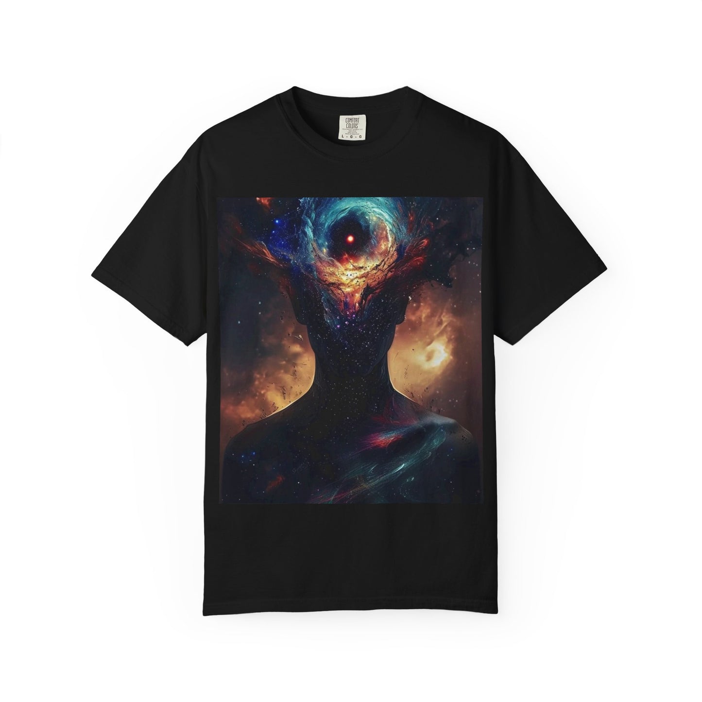 Galactic Tree Unisex T-Shirt, Cosmic Art Tee, Universe Graphic Top, Space Lover Gift, Vintage Dyed Shirt