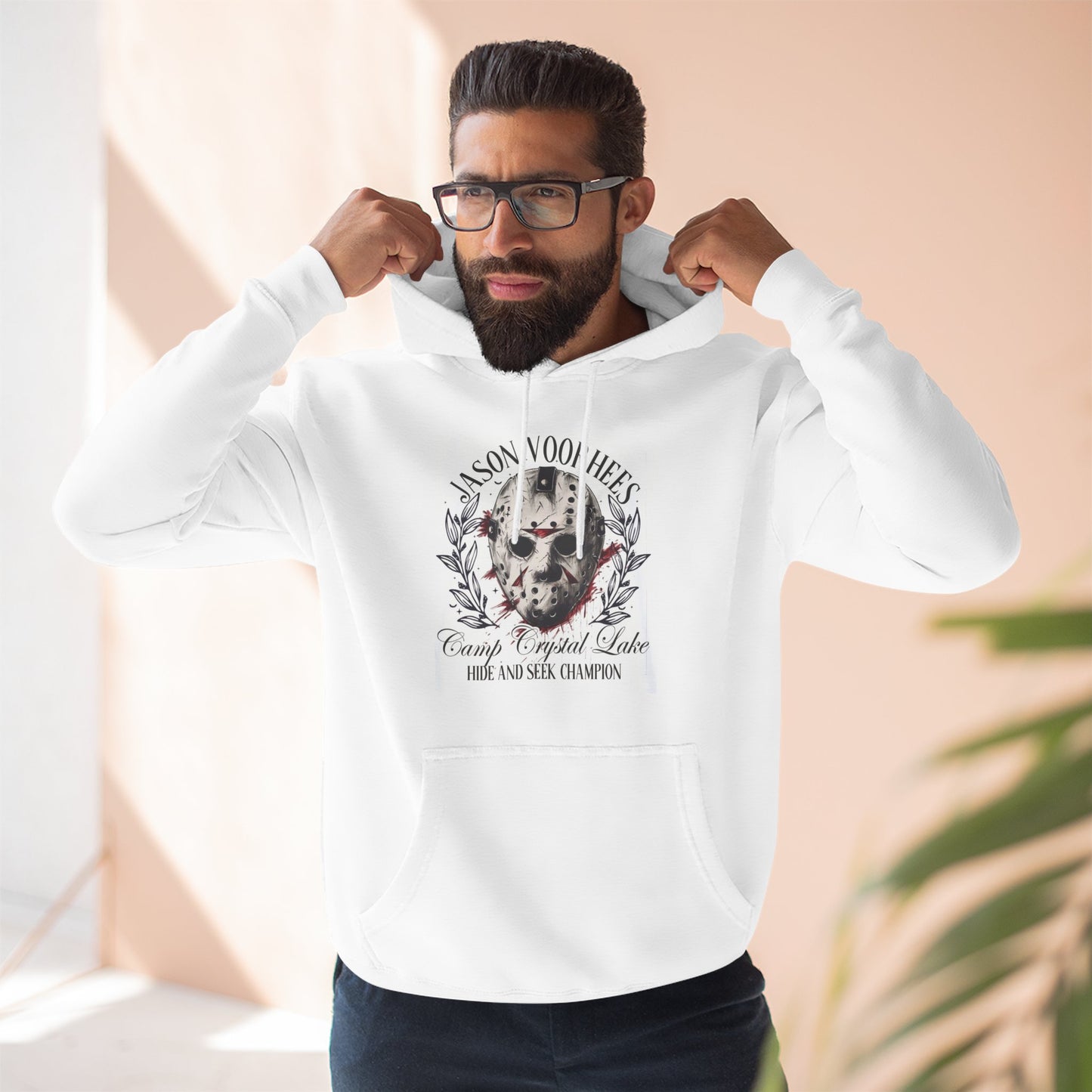 Fleece Hoodie - Jason Vorhees Hide n Seek Champion Design