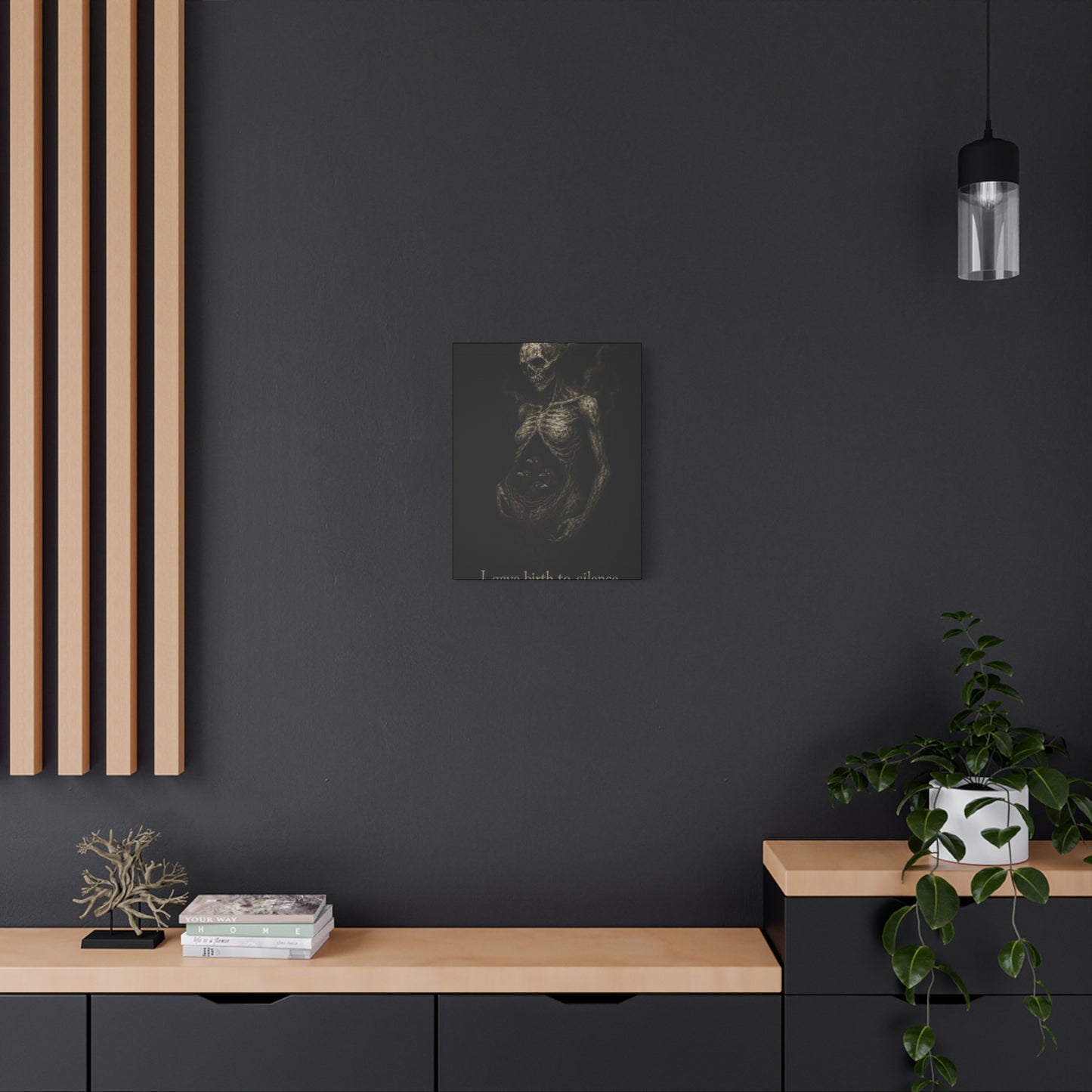 "Womb Of Ash" Canvas