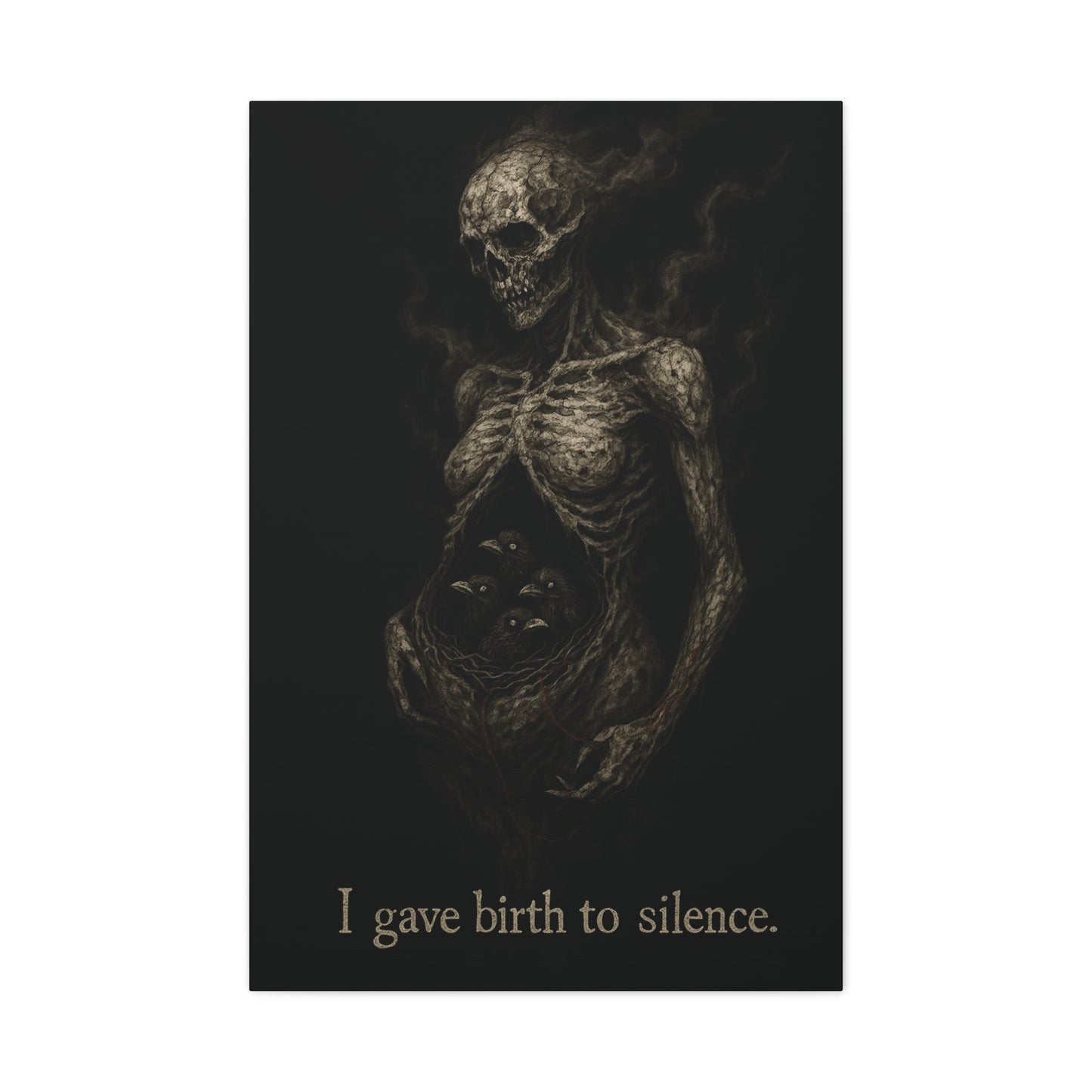 "Womb Of Ash" Canvas