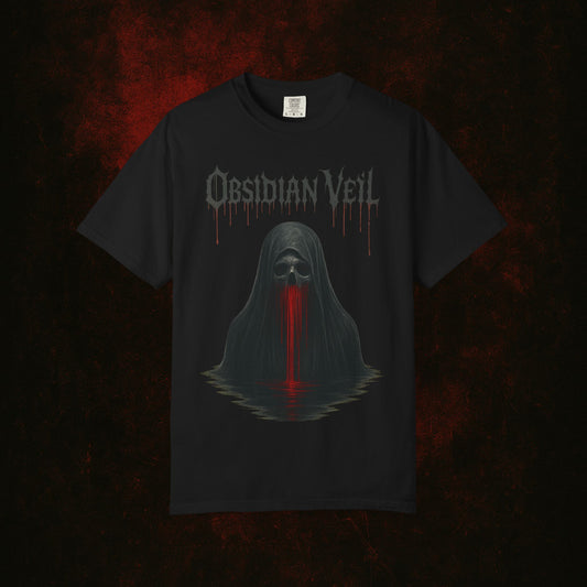 Band T-shirt with The Amity Affliction Lyrics in Red