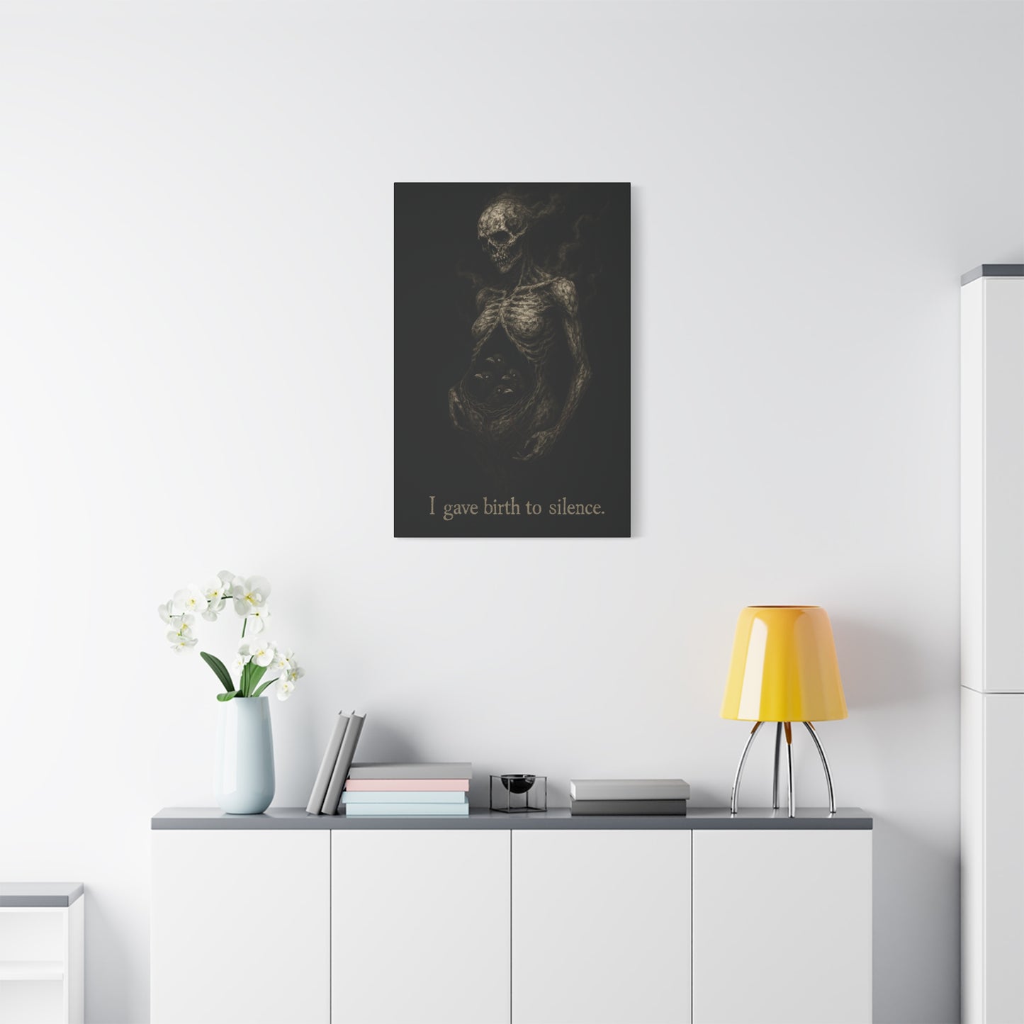 "Womb Of Ash" Canvas