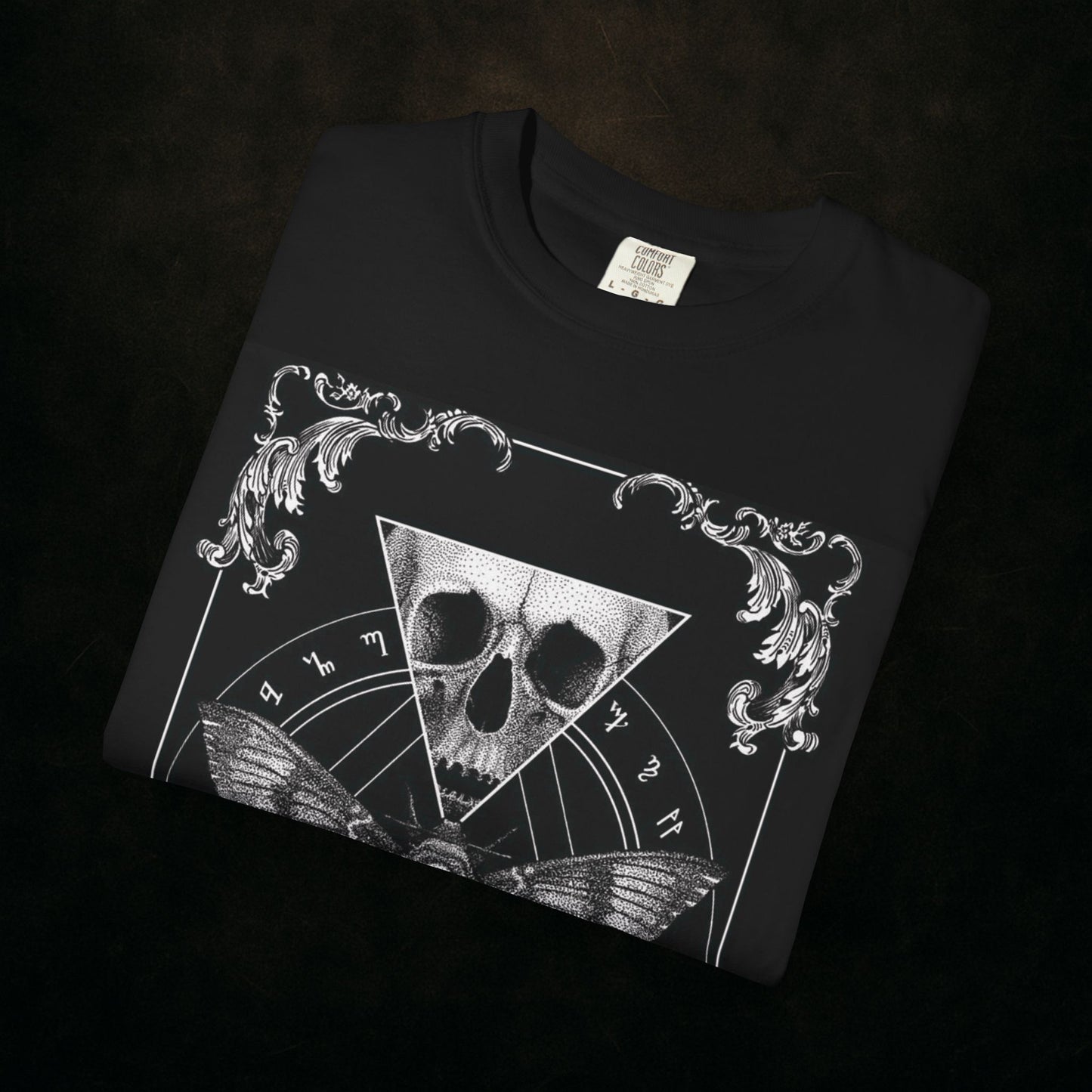 Gothic Moth Skull Tee
