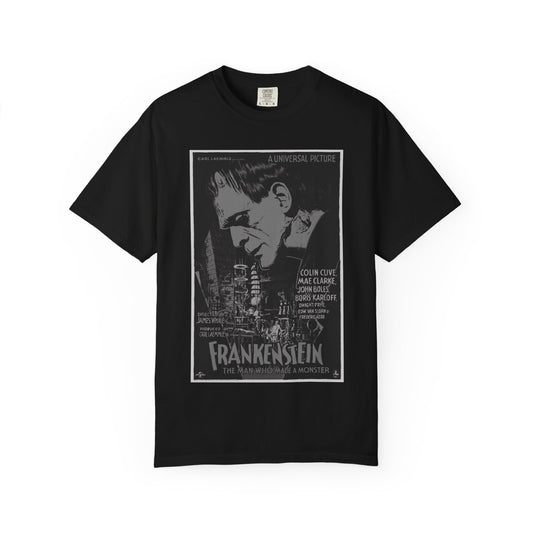 Vintage Frankenstein Graphic T-shirt, Unisex Retro Monster Tee