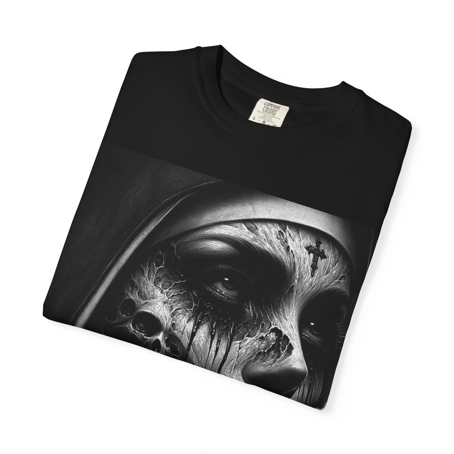 Gothic Nun Graphic T-shirt, Unisex Apparel, Edgy Fashion, Alternative Clothing, Unique Gift for Halloween, Music Festivals, or Everyday Wear