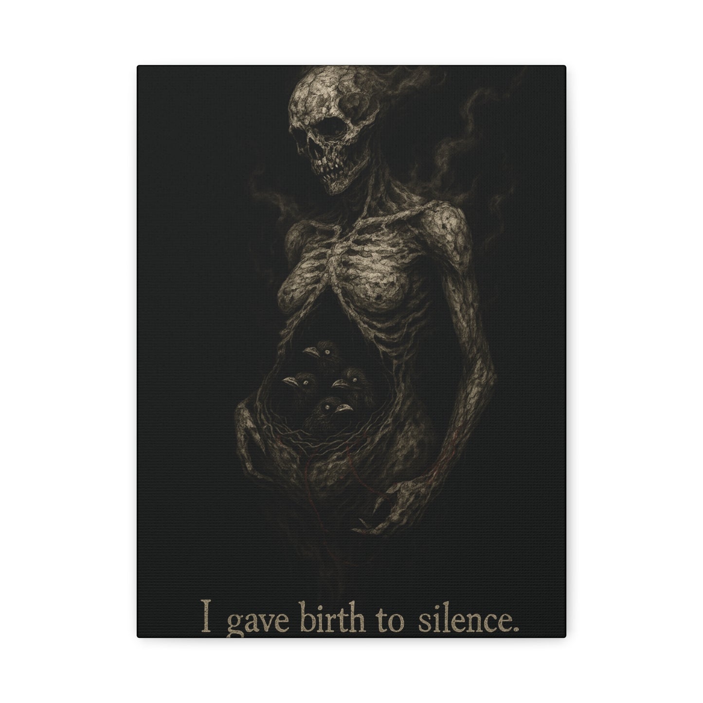 "Womb Of Ash" Canvas