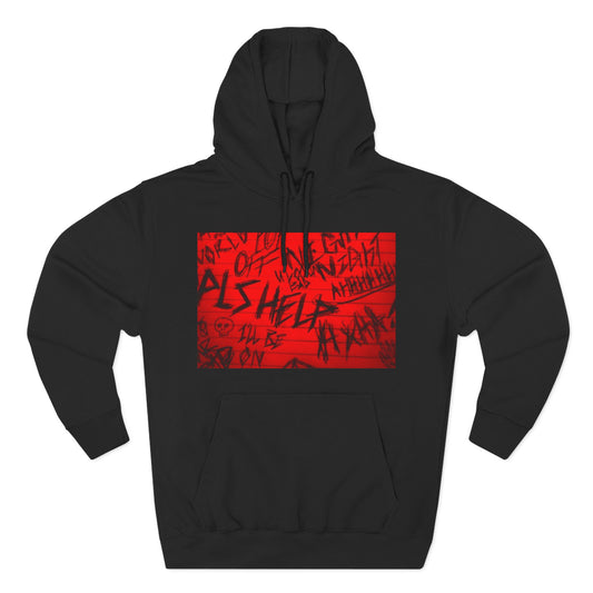 Edgy Statement Hoodie, Perfect for Streetwear Lovers, Gothic Fashion, Unique Gift for Events, Cozy Casual Wear
