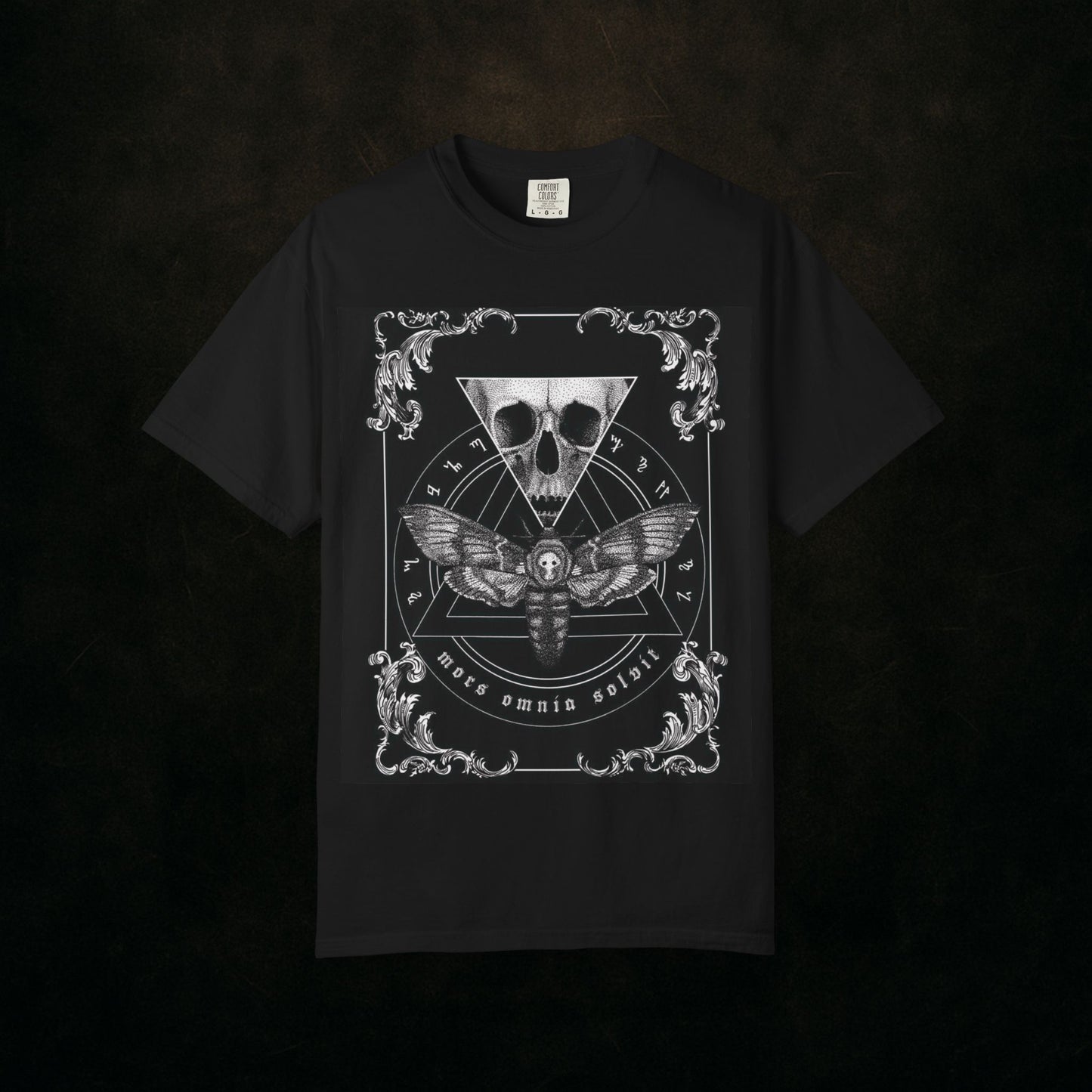Gothic Moth Skull Tee