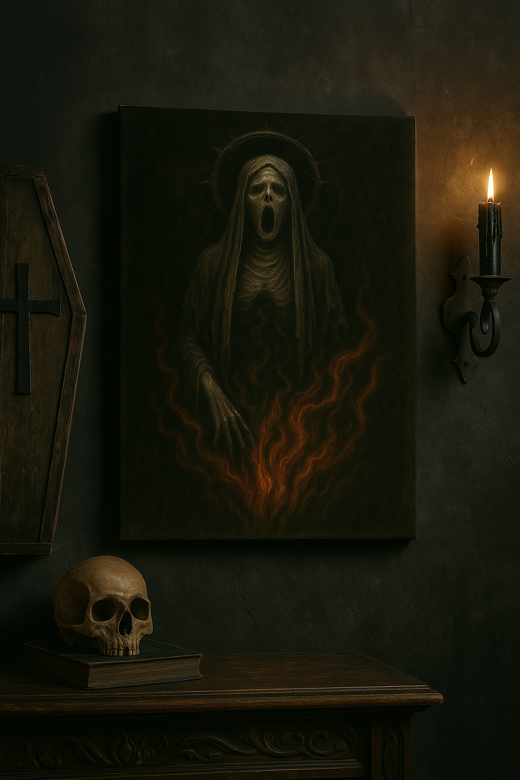 "Wail Of Thorns" Canvas Print