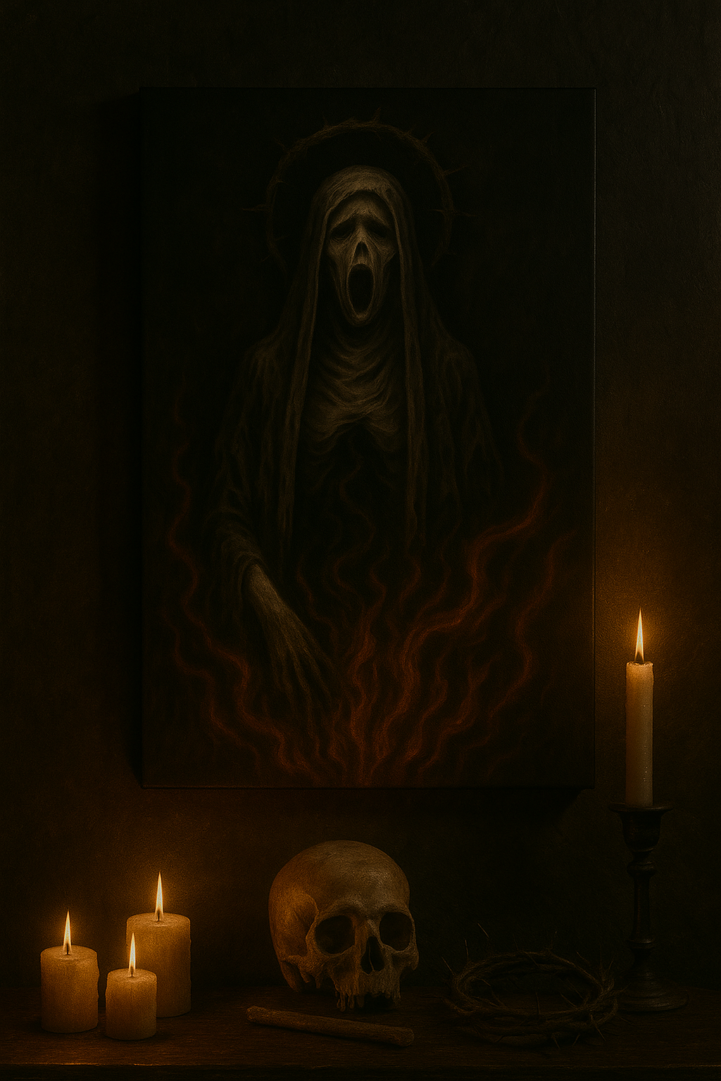 "Wail Of Thorns" Canvas Print