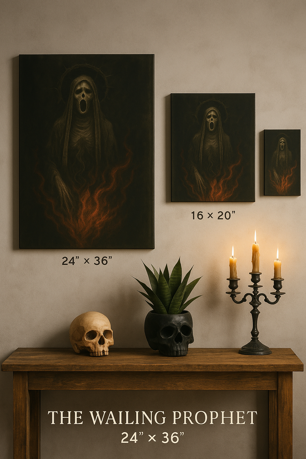 "Wail Of Thorns" Canvas Print