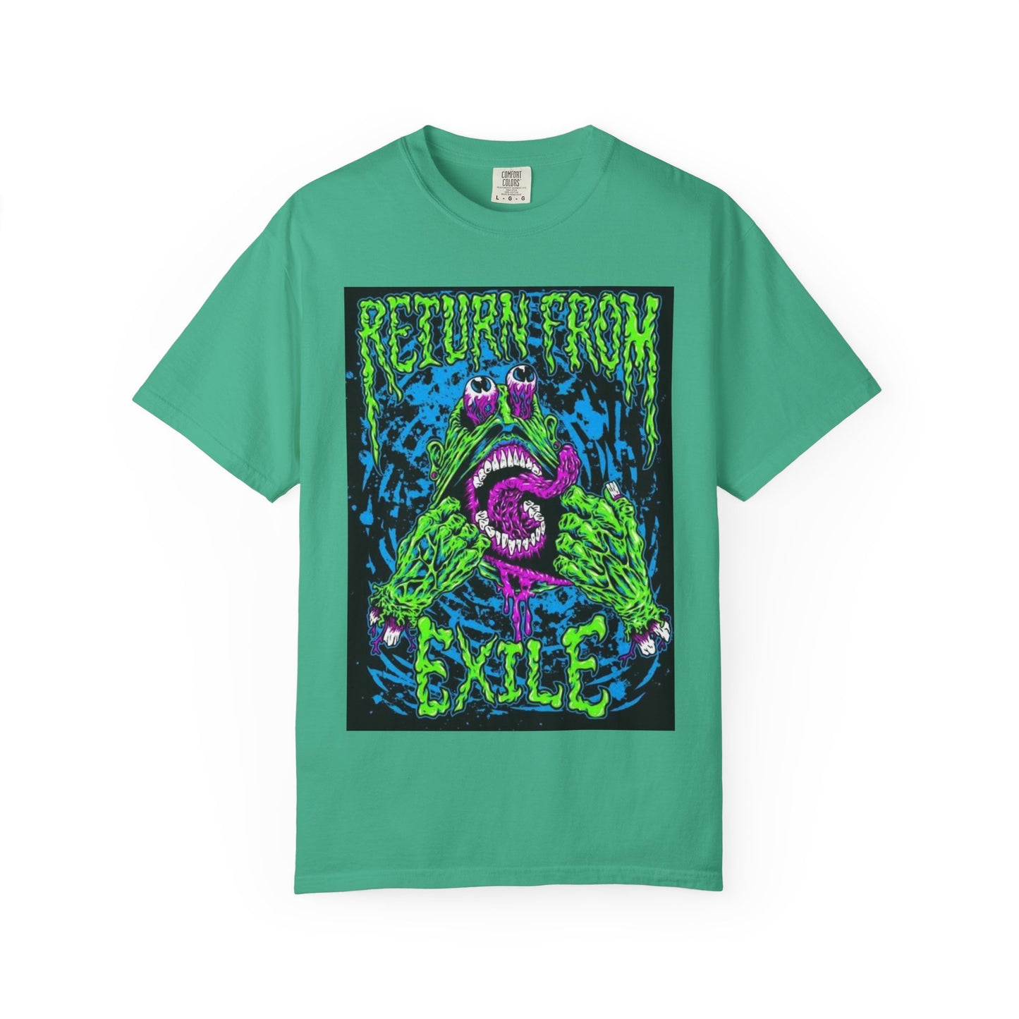 Vibrant Graphic Tee - 'Return from Exile' Unisex Garment-Dyed T-Shirt, Festival Wear