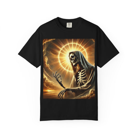 Gothic Skull T-Shirt | Unisex Tee for Halloween, Edgy Fashion, Casual Wear, Gift for Metalhead, Street Style