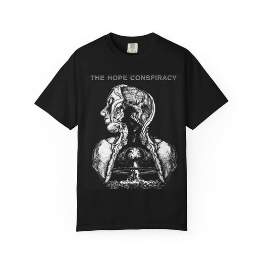The Hope Conspiracy Unisex Graphic T-Shirt, Edgy Statement Tee, Rebellious Casual Wear, Gift for Music Fans, Alternative Fashion Top,