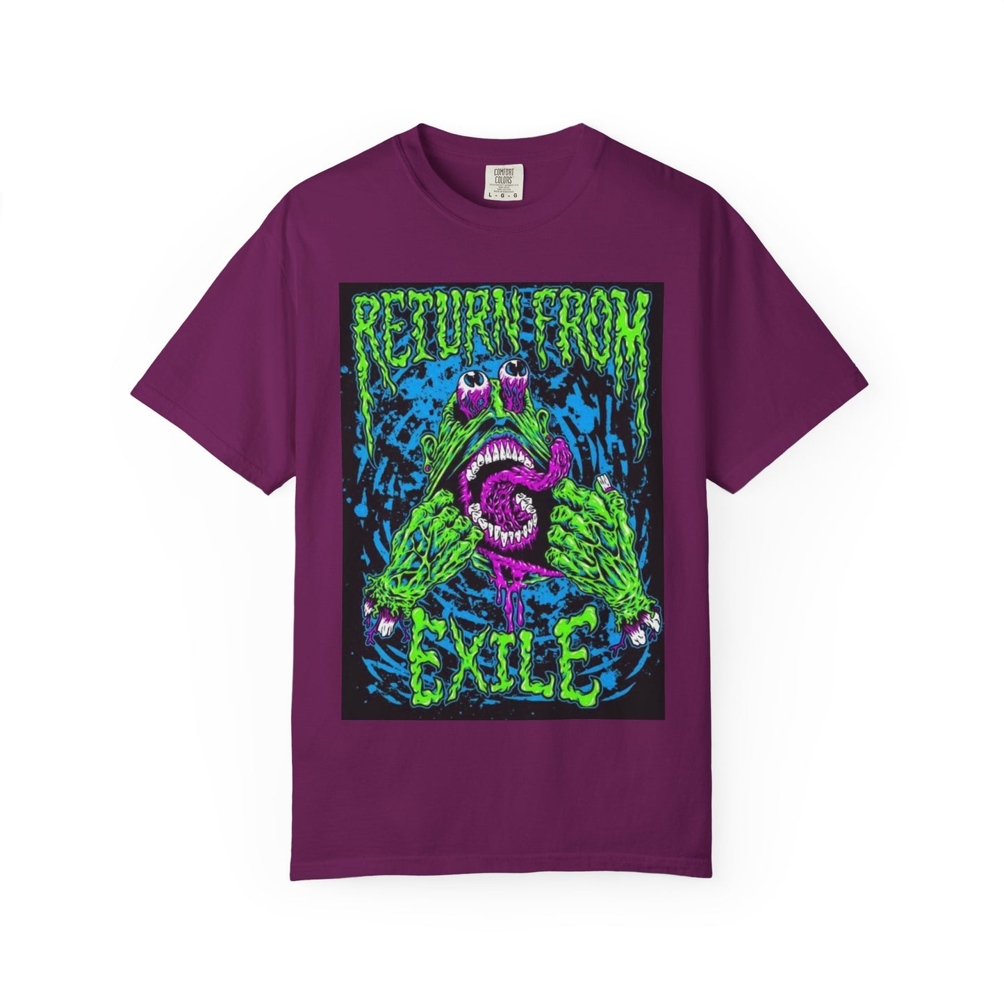 Vibrant Graphic Tee - 'Return from Exile' Unisex Garment-Dyed T-Shirt, Festival Wear