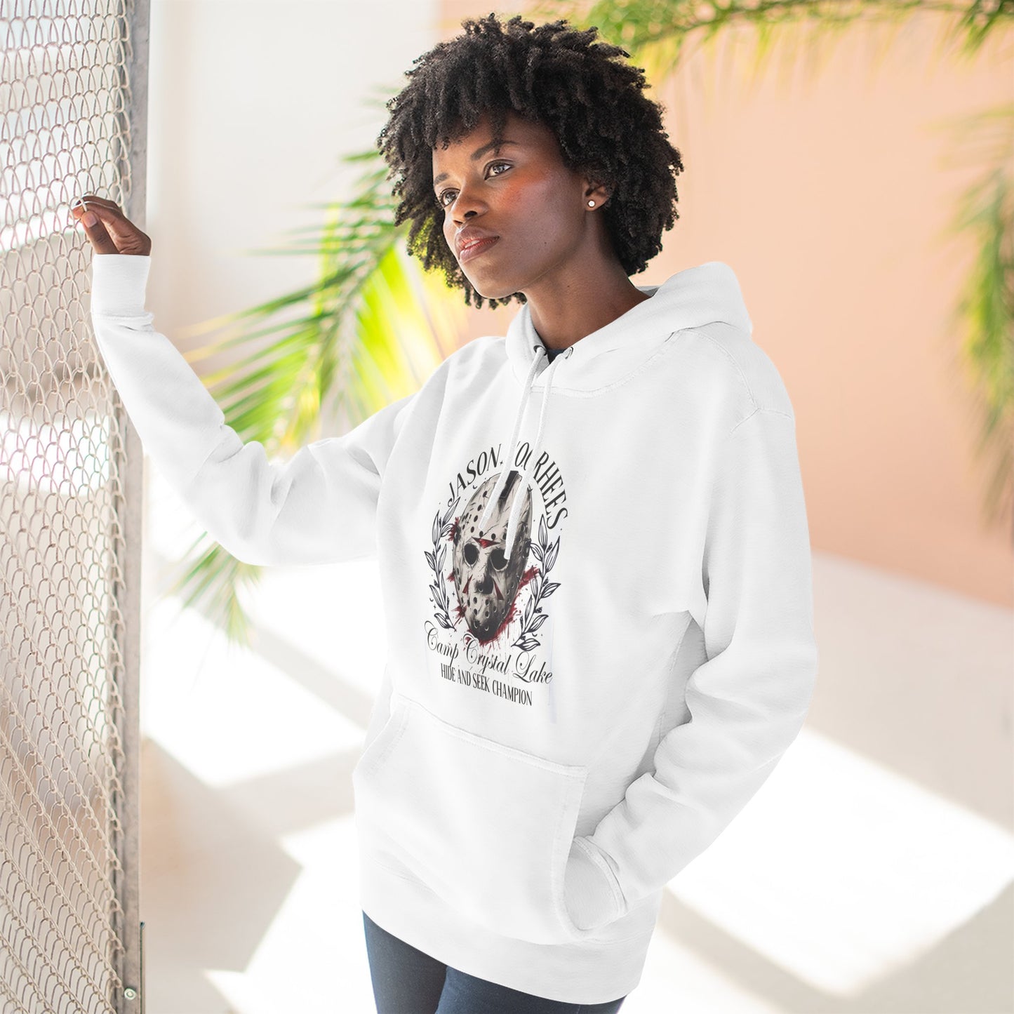 Fleece Hoodie - Jason Vorhees Hide n Seek Champion Design
