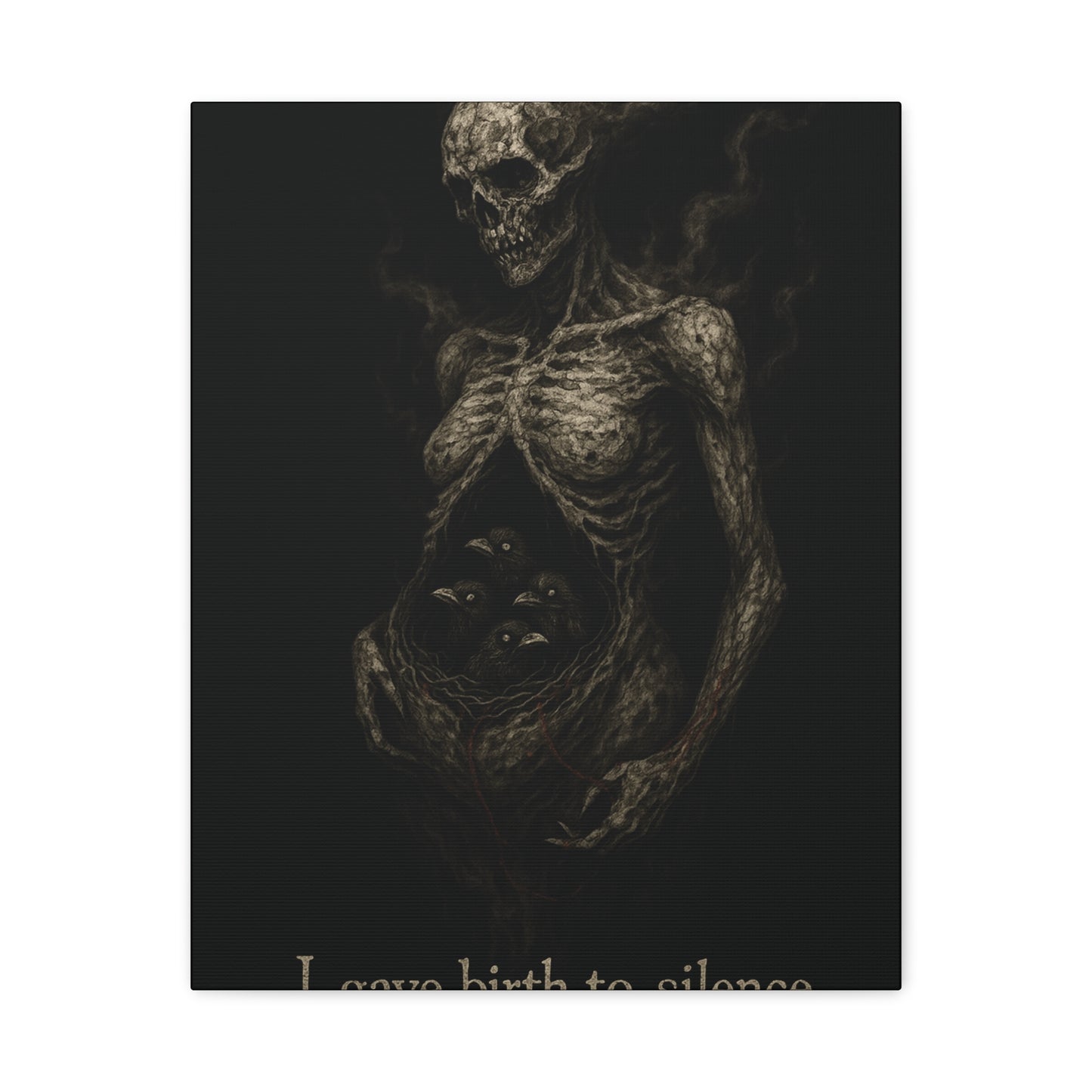 "Womb Of Ash" Canvas