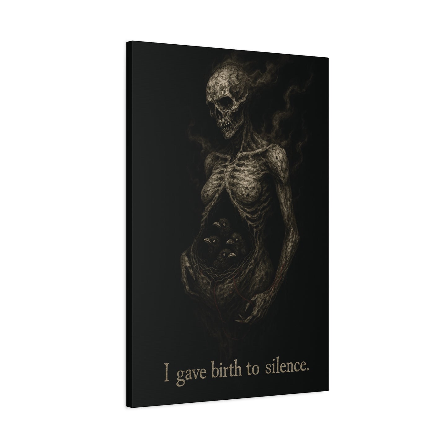 "Womb Of Ash" Canvas