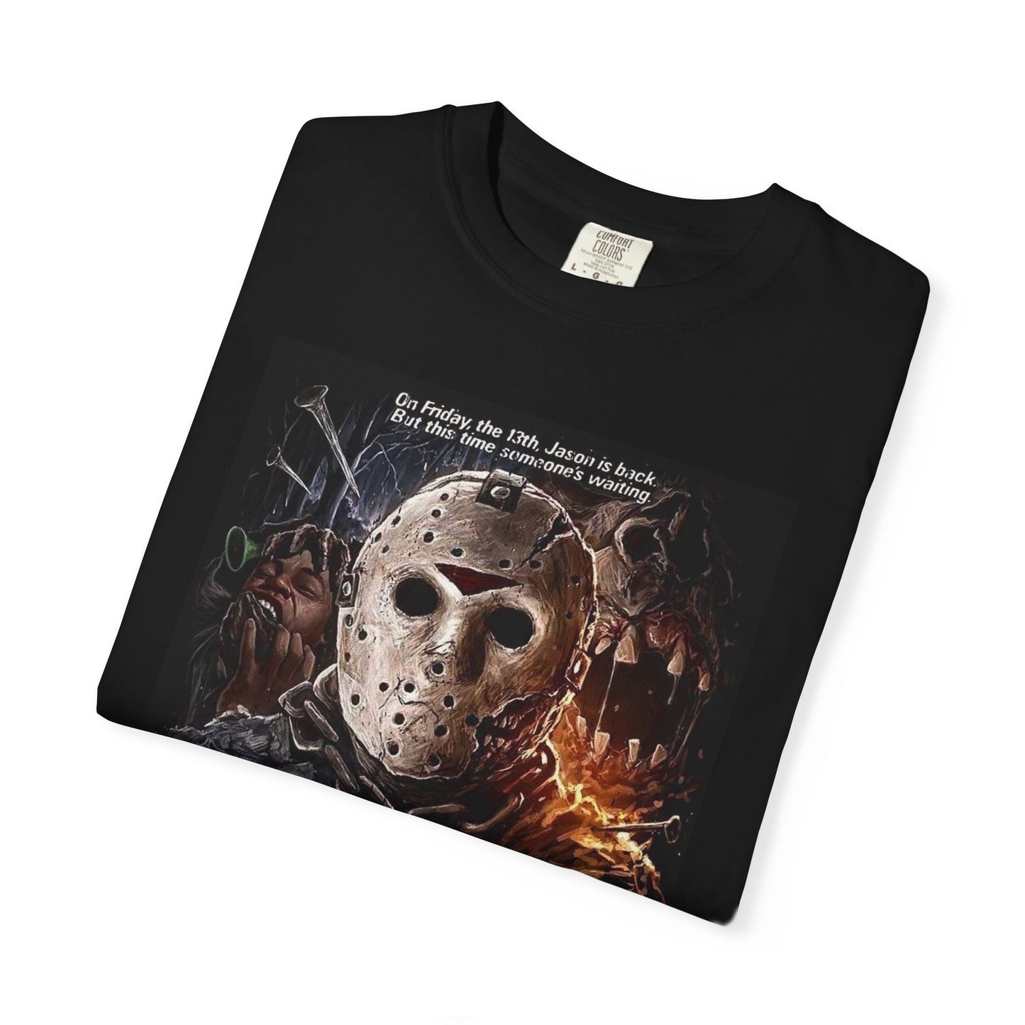Friday the 13th Unisex Garment-Dyed T-shirt, Horror Movie Shirt