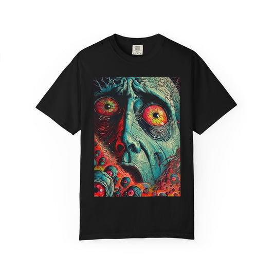 Eerie Zombie Art Unisex T-Shirt | Gothic Fashion, Horror Merchandise, Halloween Apparel
