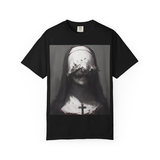 Gothic Horror Unisex T-Shirt, Edgy Graphic Tee, Unique Art Shirt, Halloween Apparel, Dark Aesthetic Clothing